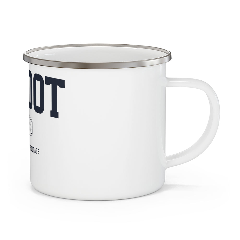 Bigfoot Enamel Camping Mug